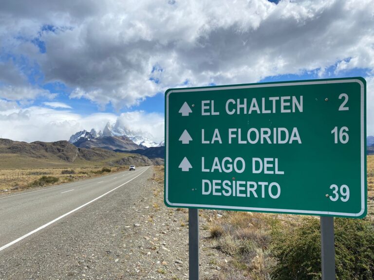 route to el chalten