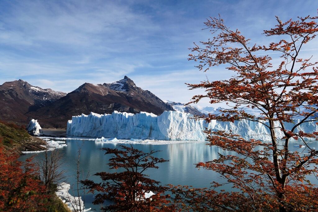 Panoramic view of the Perito Moreno Glacier near EOLO Patagonia