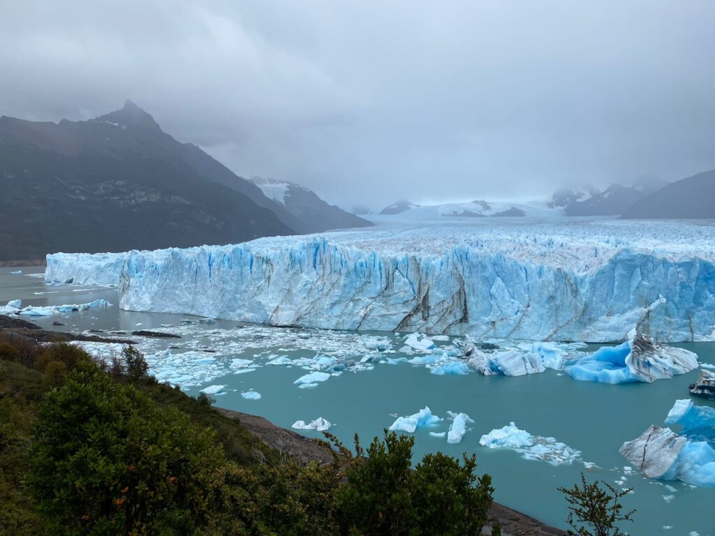 Views of Perito Moreno Glacier from the trails