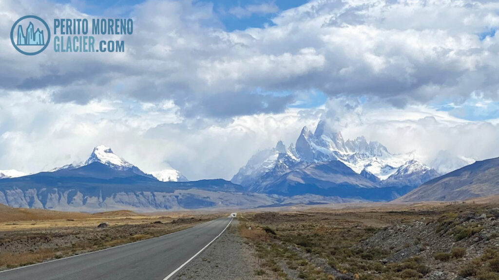 The Fitz Roy massif as seen from El Chaltén, Patagonia