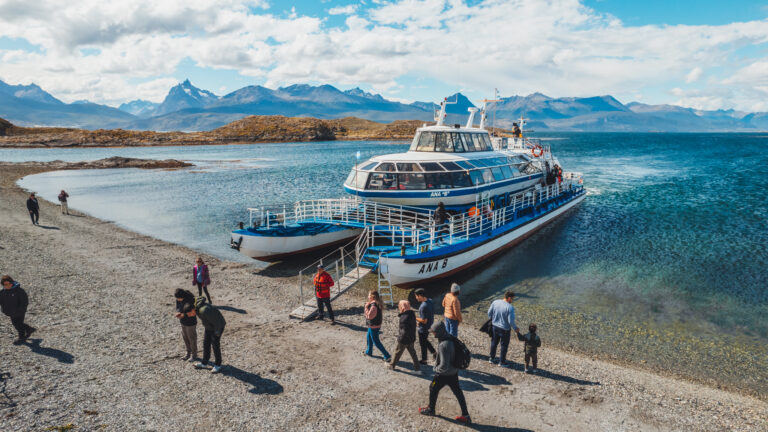 Beagle Channel Boat Navigation: Sea Lions Island
